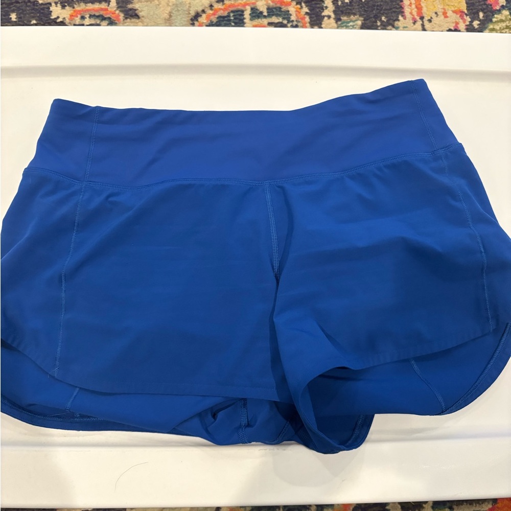 Royal blue lululemon shorts